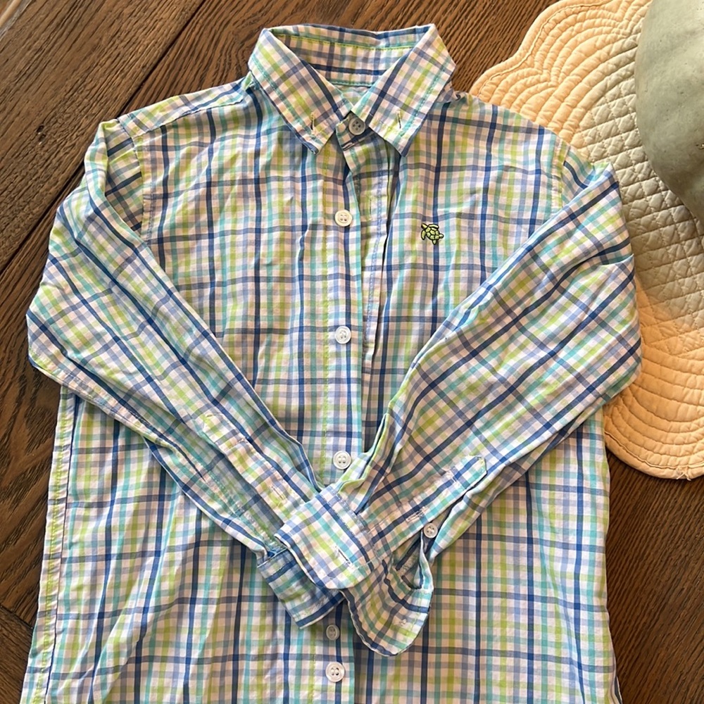 J Bailey Bots Long Sleeve button down 4T